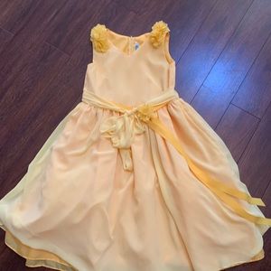 Yellow springtime girl’s dress